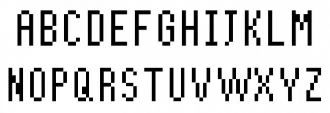 Puzzle Tale Pixel 字体 大写
