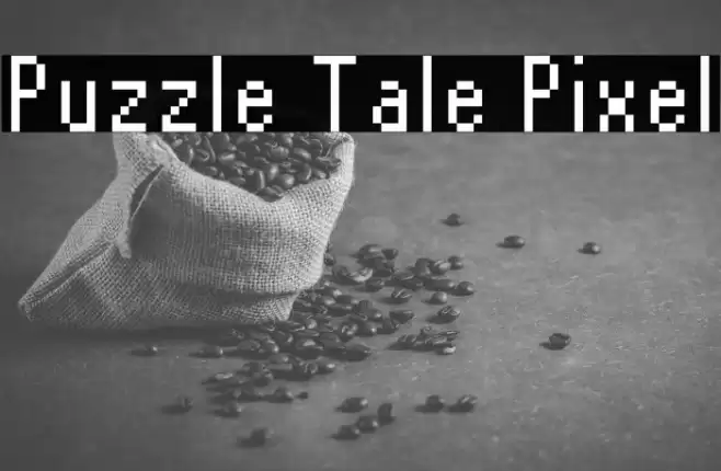 Puzzle Tale Pixel Font examples