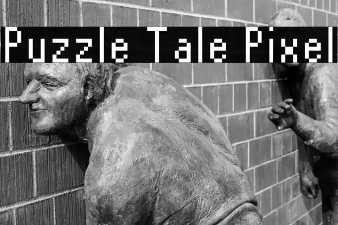 Puzzle Tale Pixel Font examples