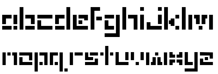 Puzzle フォント 小文字