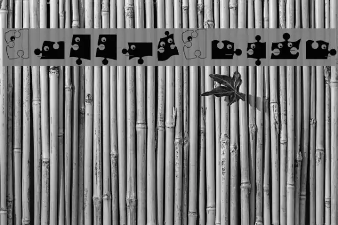 PuzzleParts Font examples