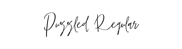 Puzzled Regular  Скачать бесплатные шрифты