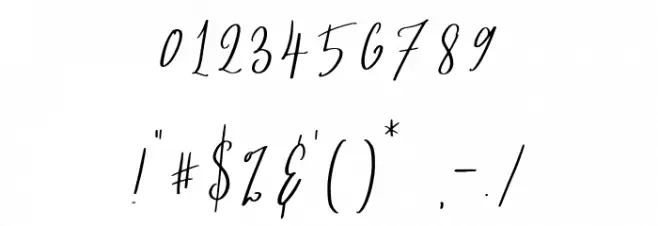 Puzzled Regular Font OTHER CHARS