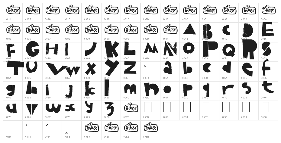 Puzzled Character Map