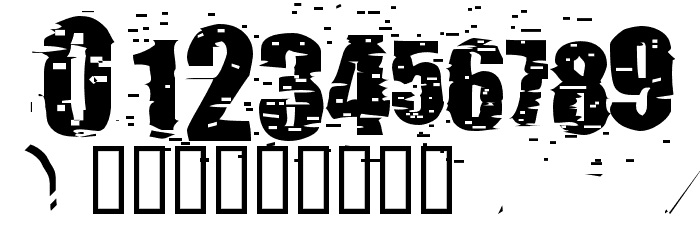 pUNKASSBITCH Font OTHER CHARS