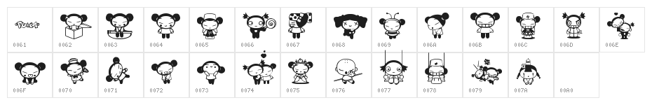 pucca Character Map
