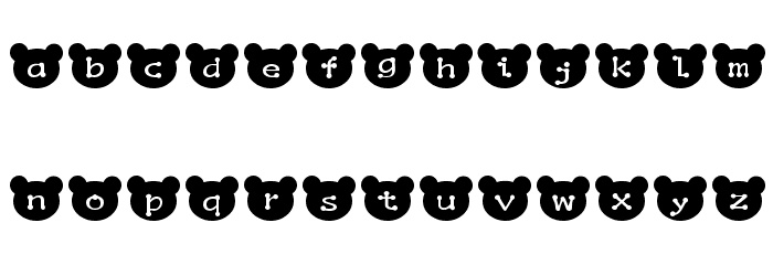 puchan Font LOWERCASE