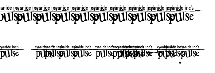 pulse sans Font OTHER CHARS