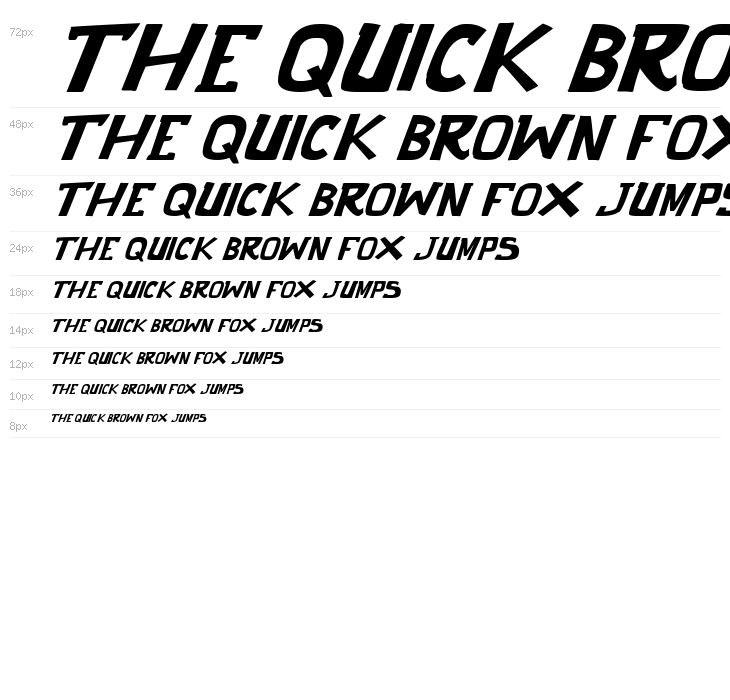 punch it PGS Italic Waterfall