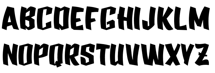punchme フォント 大文字