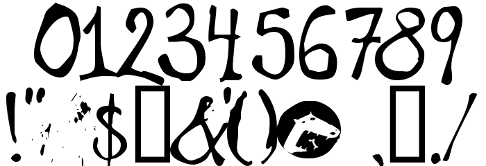 puppetFace Font OTHER CHARS