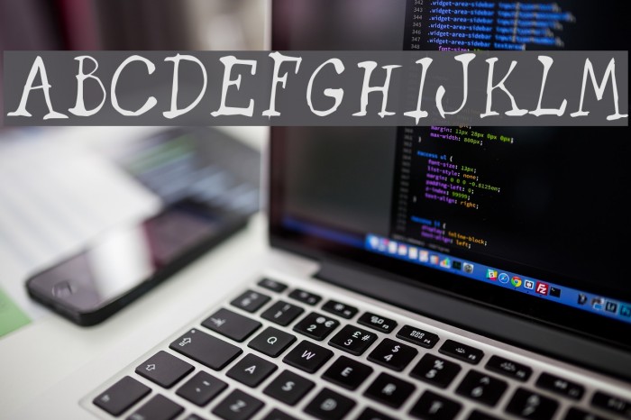 puppetFace Font examples