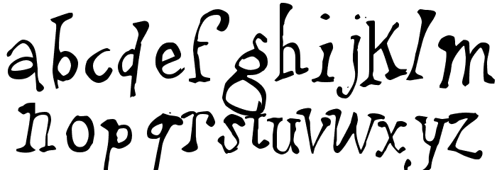 puppetFace Font LOWERCASE
