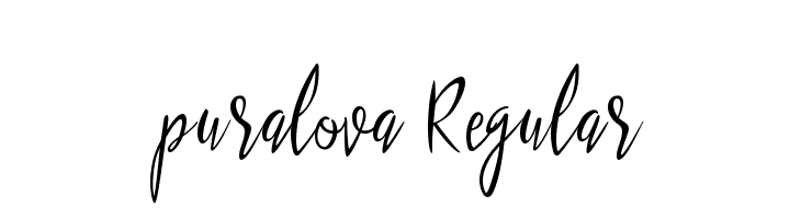 puralova Regular Font