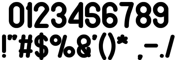 pure and simple everytime Bold Font OTHER CHARS