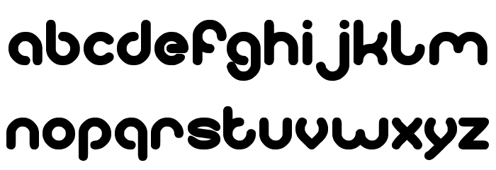 pure and simple everytime Bold Font LOWERCASE