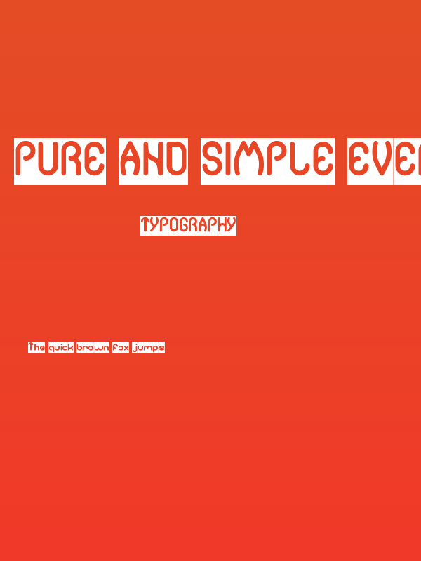 pure and simple everytime-Inver Poster