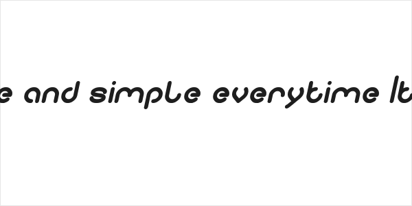 pure and simple everytime Italic Logo