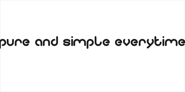 pure and simple everytime Logo