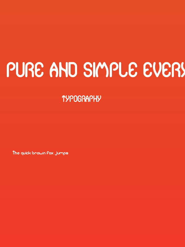 pure and simple everytime Poster
