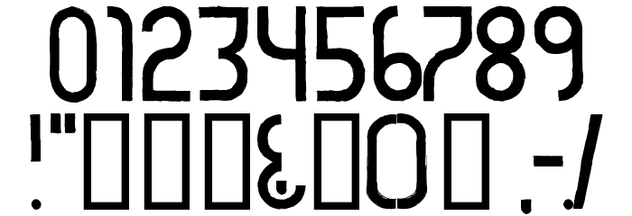 purecircles Font OTHER CHARS