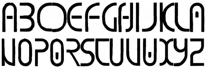 purecircles Шрифта ВЕРХНИЙ