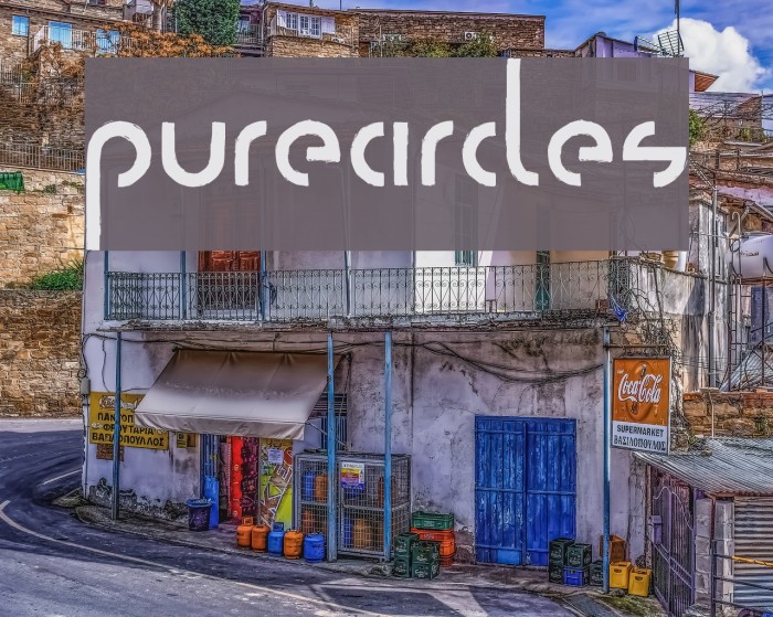purecircles Font examples