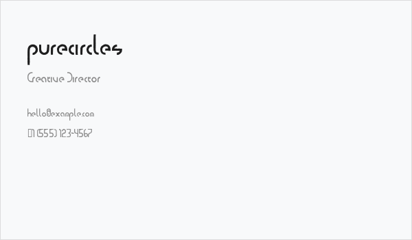 purecircles Business Card