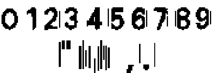 purge Font OTHER CHARS