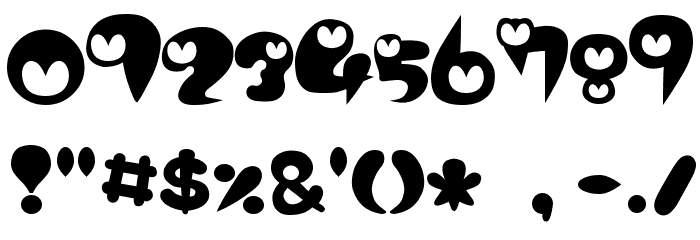 purimonyorori2 Font OTHER CHARS