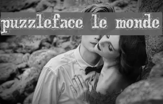 puzzleface le monde フォント examples