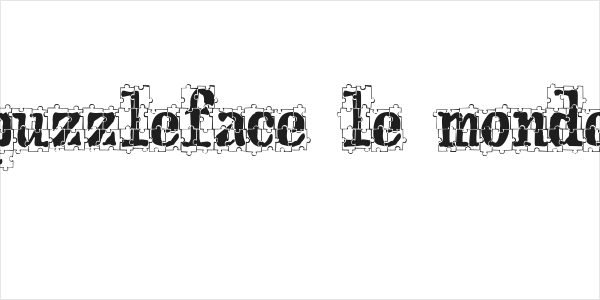 puzzleface le monde Logo