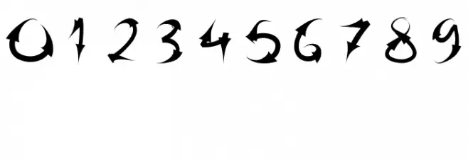 PW Arrow font Font Alte caractere
