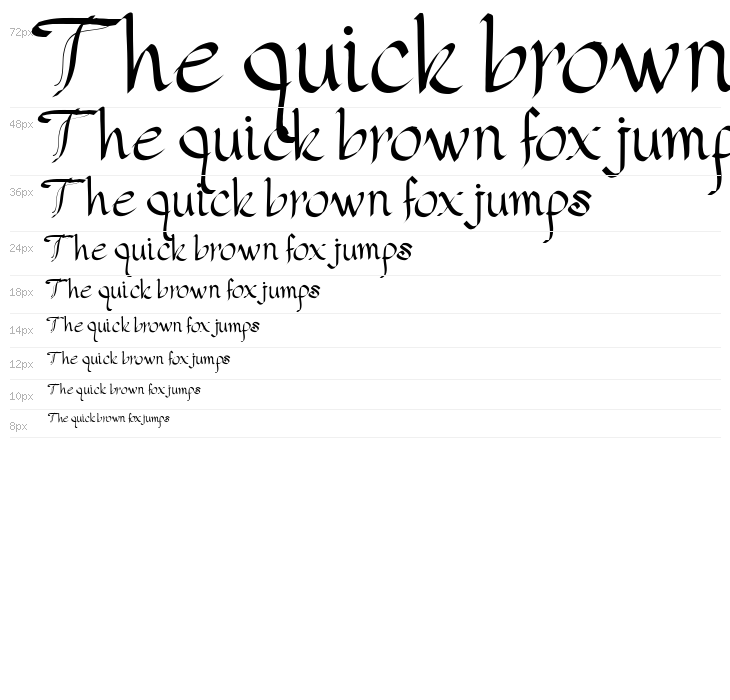 PW Gothic Style Waterfall