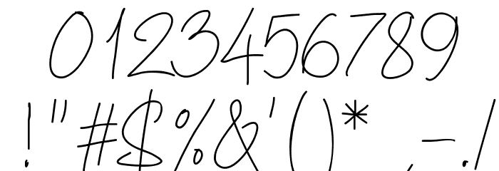 PW Quick Write Medium Font OTHER CHARS