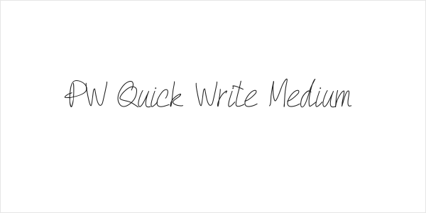 PW Quick Write Medium Logo