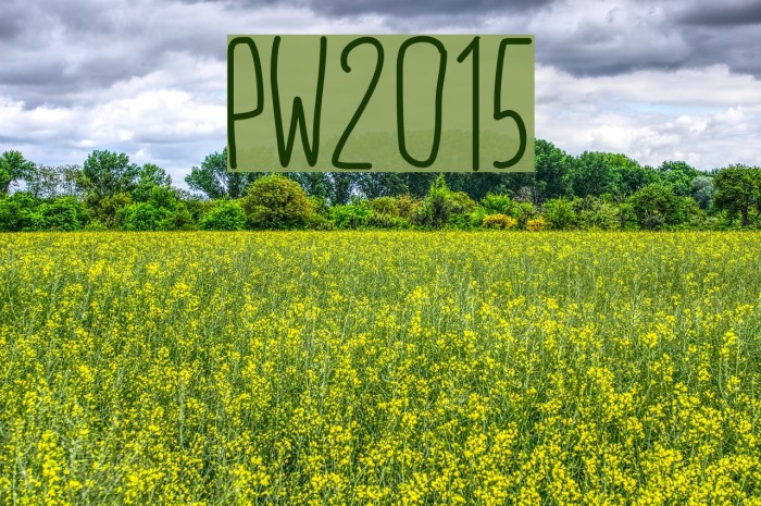 PW2015 Font examples