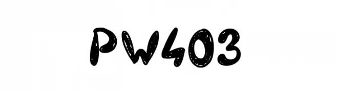 PW403  Frei Schriftart Herunterladen