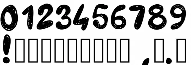 PW403 Font OTHER CHARS