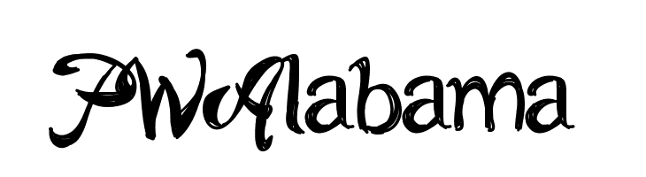 PWAlabama  免费字体下载