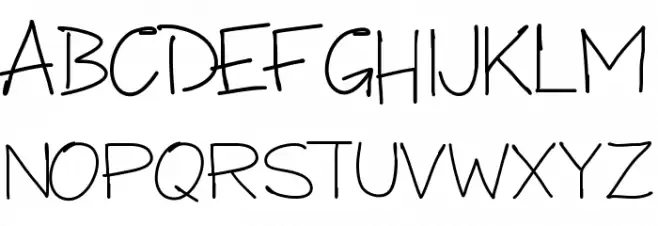 PWAnotherScript Schriftart Groß
