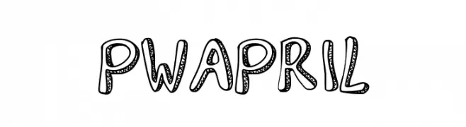 PWApril  font caratteri gratis