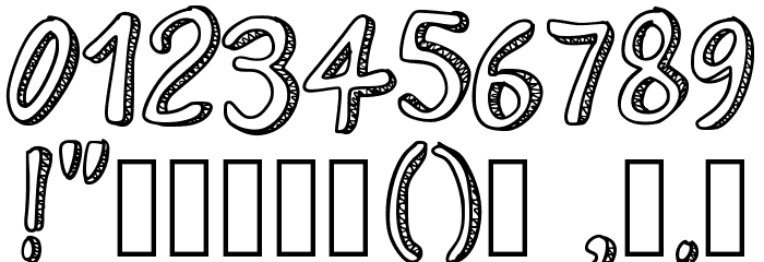 PWApril Font OTHER CHARS