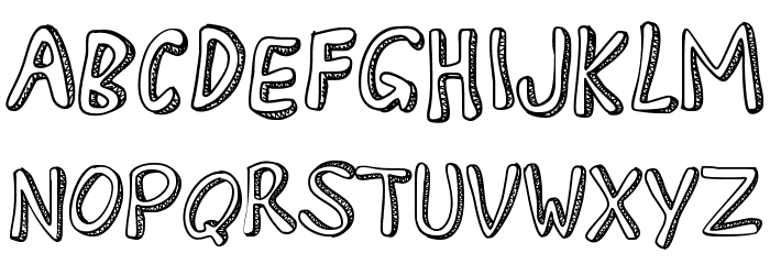 PWApril Font LOWERCASE