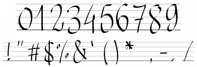 PWBacktoSchool Font OTHER CHARS