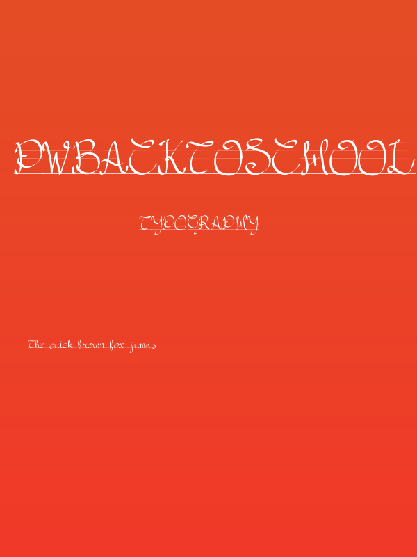 PWBacktoSchool Poster