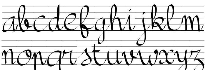 PWBacktoSchool Font LOWERCASE