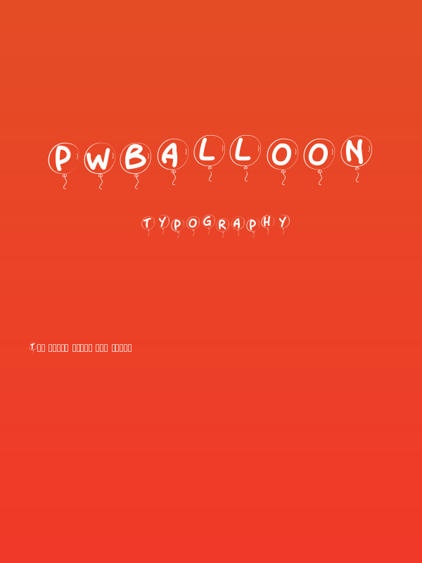 PWBalloon Poster