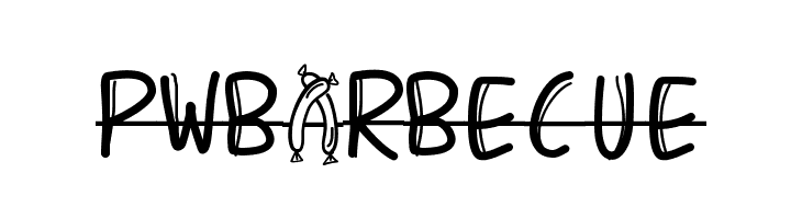 PWBarbecue  baixar fontes gratis