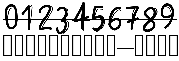 PWBarbecue Font OTHER CHARS